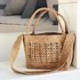 Bags and totes - SHOULDER STRAP JANE small removable handle in raffia - SANABAY PARIS