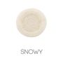 Tapis design - POCO40_SNOWY design tapis coussin d'assise blanc 100% laine Φ40cm - ZAPPETO