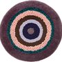 Design carpets - POCO40_EMOTION  design rug seat cushion pink 100%wool Φ40cm - ZAPPETO