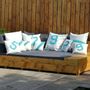 Canapés de jardin - Habillage de vos canapés d'extérieur sur mesure. - LES TOILES DU LARGE