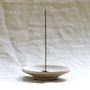 Homewear - White Onyx Incense Dish & Gold Dome Incense Holder  - UME