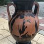 Vases - Vase, ancien pot de la civilisation grecque, copie faite avec la méthode ancienne les techniques de cire perdues - SILO ART FACTORY
