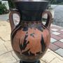 Vases - Vase, ancien pot de la civilisation grecque, copie faite avec la méthode ancienne les techniques de cire perdues - SILO ART FACTORY