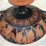 Pottery - Kylix, Pottery the God Dionysus Drinking Cup, made with the ancient technique, the lost wax method - SILO ART FACTORY
