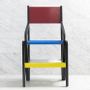 Chairs for hospitalities & contracts - ESC 01 / STEPLADDER CHAIR / TRIBUTE TO MONDRIAN & RIETVELD - 1% DESIGN