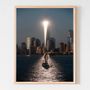 Photos d'art - Photo voilier Hugo Boss Manhattan - SAILS & RODS
