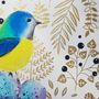 Autres décorations murales - Petit oiseau et sa fleur – Dessin encadré  - L'ATELIER DES CREATEURS