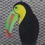 Other wall decoration - Toucan with hull — Framed drawing - L'ATELIER DES CREATEURS