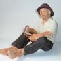 Sculptures, statuettes et miniatures - Sculpture Bonshommes - ELISABETH BOURGET