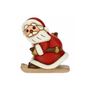 Other Christmas decorations - Medium Santa Claus with skis - THUN - LENET GROUP