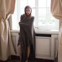 Throw blankets - Baby Alpaca Wool Blanket Brown - LA MAISON DE LA MAILLE