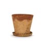 Pottery - Rustic cement flower pot Ø20.5x18.5 cm AX21079 - ANDREA HOUSE
