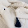 Bed linens - MARILOU - Organic Cotton Double Gauze Quilted Blanket - BIHAN