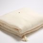 Bed linens - MARILOU - Organic Cotton Double Gauze Quilted Blanket - BIHAN