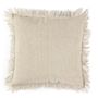 Fabric cushions - Mahé light grey linen cushion 45x45 cm AX21085 - ANDREA HOUSE