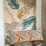 Fabric cushions - Giant cushion Central Asia - LE MONDE SAUVAGE BEATRICE LAVAL