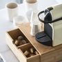 Accessoires thé et café - Boîte en bois de bambou, 4 compartiments 30x31x10 cm CC21000 - ANDREA HOUSE