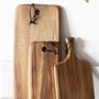 Dessous de plat - Planche à découper en bois d'acacia 18x33x2 cm CC21057 - ANDREA HOUSE