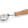 Kitchen utensils - Ice Cream Spoon, Oak Wood and Zinc Alloy 19x4.5x2.5 cm CC21068  - ANDREA HOUSE