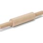 Kitchen utensils - CC21070 Rubber Wooden Rolling Pin Ø5x36 cm  - ANDREA HOUSE