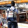 Sacs et cabas - Sac à dos en voile de bateau recyclée - LES TOILES DU LARGE