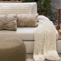 Fabric cushions - Antwerp Small Cushion Knitted Cotton - ELISA ATHENIENSE HOME