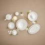 Formal plates - Sunstone porcelain plate - PORCEL