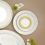 Formal plates - Sunstone porcelain plate - PORCEL