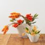 Floral decoration - Buttercup, kniphofia, tulip cut - LOU DE CASTELLANE - Artificial flowers more true than nature - LOU DE CASTELLANE