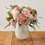 Décorations florales - Bouquet rose real touch - LOU DE CASTELLANE - Fleurs artificielles plus vraies que nature  - LOU DE CASTELLANE