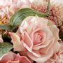Décorations florales - Bouquet rose real touch - LOU DE CASTELLANE - Fleurs artificielles plus vraies que nature  - LOU DE CASTELLANE