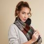 Scarves - Lambswool Scarf Anouilh - black - WALLACE SEWELL