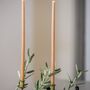 Unique pieces - Candle holder 2 long candles 4 twigs AVIGNON - L'OLIVIER FORGÉ