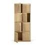Storage boxes - Oak Stairs storage unit - ETHNICRAFT