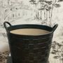 Objets de décoration - Sac en cuir tissé - SOL & LUNA