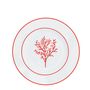 Formal plates - Plate red Coral - CATCHII HOMEWARE