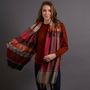 Scarves - Triangle Weave Wrap Hortense - grenadine - WALLACE SEWELL