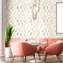 Other wall decoration - Wallpaper Herbier blanc - PAPERMINT