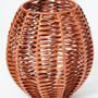 Vases - Tramado vase in braided leather - ELISA ATHENIENSE HOME