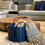 Decorative objects - Basket Paraty Woven Leather Degradê - ELISA ATHENIENSE HOME