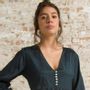 Prêt-à-porter - VALENCIA - Robe longue,féminine et contemporaine - ROSHANARA PARIS