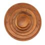 Assiettes au quotidien - Plates Made From Reclaimed Teak Wood - ORIGINALHOME 100% ECO DESIGN