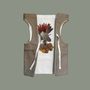 Bags and totes - Backpack Vest Nature collage in organic cotton - MAROOMS