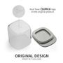 Platter and bowls - Flat Top Storage Jar - Kitchenware : Party Drinking glass Coaster Canister Jar Tea and Coffee 100% recyclable. - QUALY DESIGN OFFICIAL