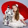 Sculptures, statuettes and miniatures - White Tiger cub  - KATERINA MAKOGON