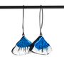 Bijoux - Boucles d'oreilles GIN-BLUE-MIMI-WA & GIN-BLUE-FULI - CHARCOAL ESKIMEÏT