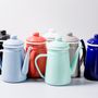 Small household appliances - Enamel Coffee Pot - White - PEARL LIFE