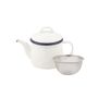 Small household appliances - Enamel Tea Pot - White - PEARL LIFE