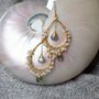Bijoux - Boucles d'oreilles et colliers plaqués or avec pierres précieuses - ZENZA