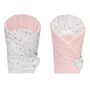 Childcare  accessories - Reversible minky Swaddle sleeping bag, STELLA - SEVIRA KIDS